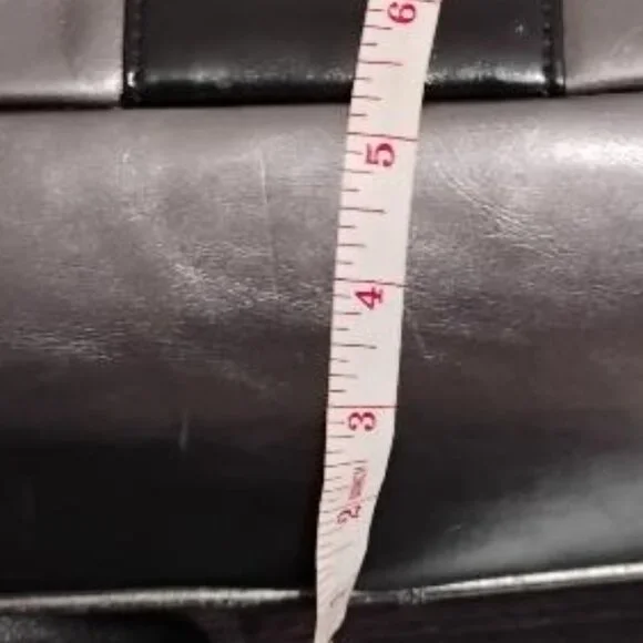 Gianni Bernini Crackled GunMetal Leather Hand/Crossbody Full Zip Around NWOT - Picture 11 of 11